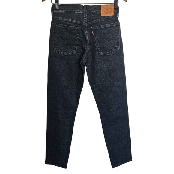 Levi's Black Wedgie Button Fly Jeans Size 25 - Picture 2 of 9